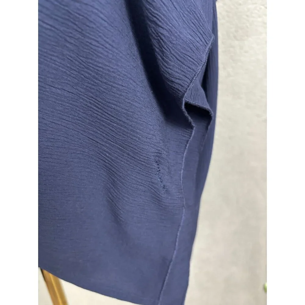 Lauren Ralph Lauren Women's V-Neck Tunic Swim Cover Up Blue Size 1X NWD - Picture 8 of 8